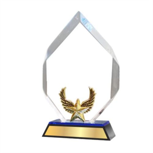 Esteemed Diamond Acrylic Trophy