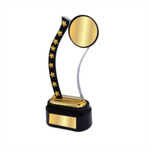 Golden Sphere Acrylic Trophy