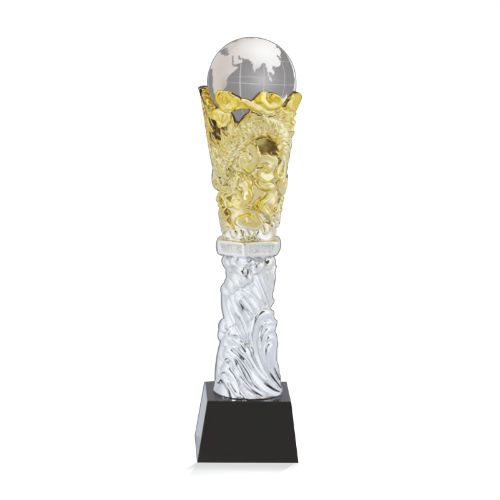 Elegant Crystal Trophy 