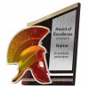 Spartan Themed Achievement Award Plaque