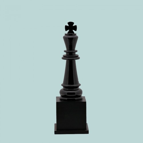 Personalized Chess King Wooden Award