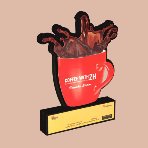 Coffee With ZH Themed Fusion Trophy