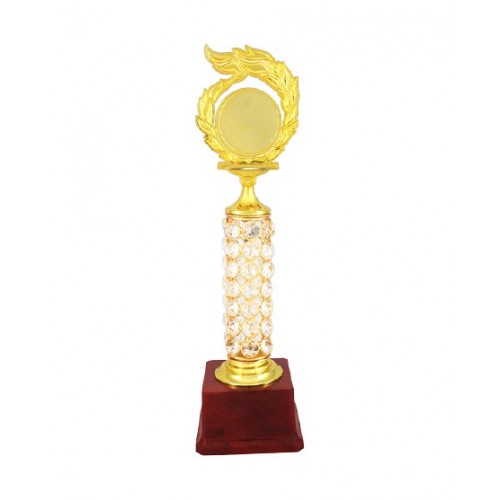 Badge Coronet Fiber Trophy 