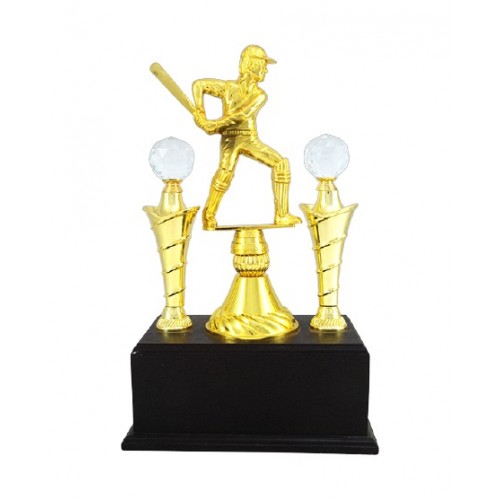 Best Batsman Fiber Trophy with Diamonds 