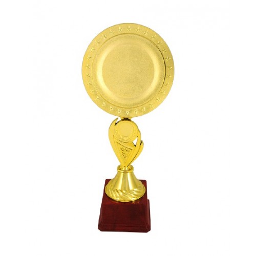 Golden Plate Fiber Trophy 