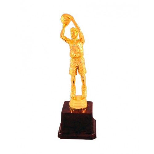 Mini Basketball Plastic Trophy 