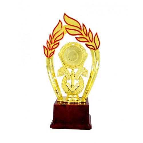 Mini Floral Insignia Fiber Trophy 