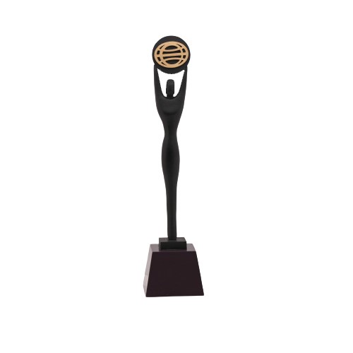 Black Lady Figurine Trophy