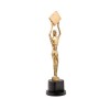 Golden Figurine Resin Trophy