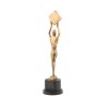 Golden Figurine Resin Trophy