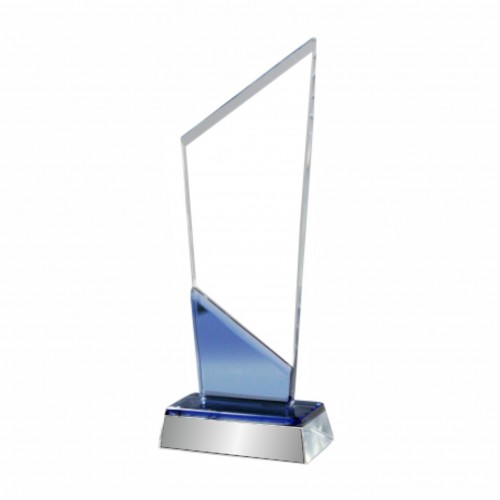 Blue Peak Glass Trophy 
