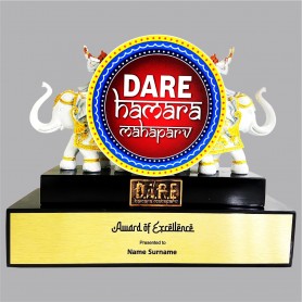 Jaipur Elephant Themed Custom Design Trophy