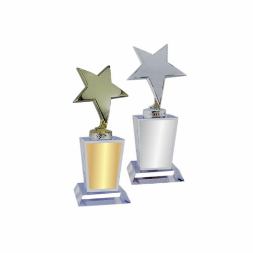 Ace Star-Crystal Base Metal Trophy 