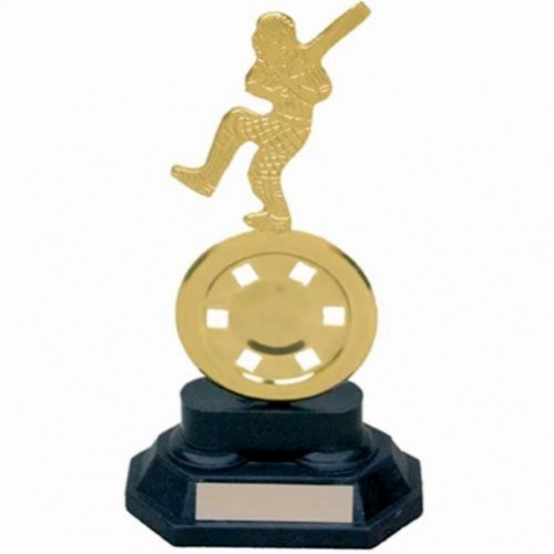 Best Batsman Metal Trophy with Plastic Base 