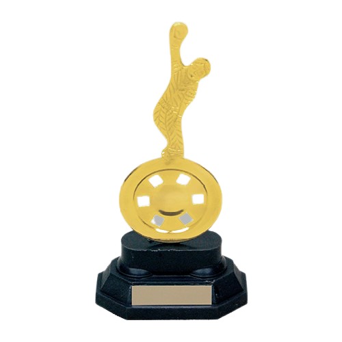 Best Bowler Metal Trophy with Plastic Base 