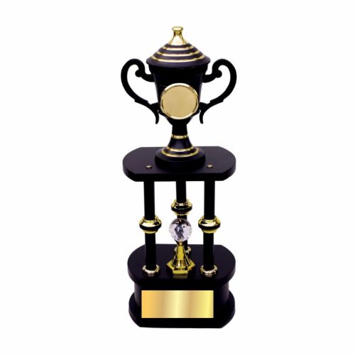 Black Metal Cup Trophy 