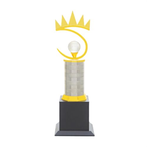 Crown Diamond Metal Trophy 