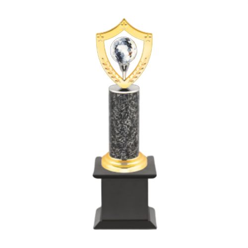 Diamond Badge Metal Trophy 