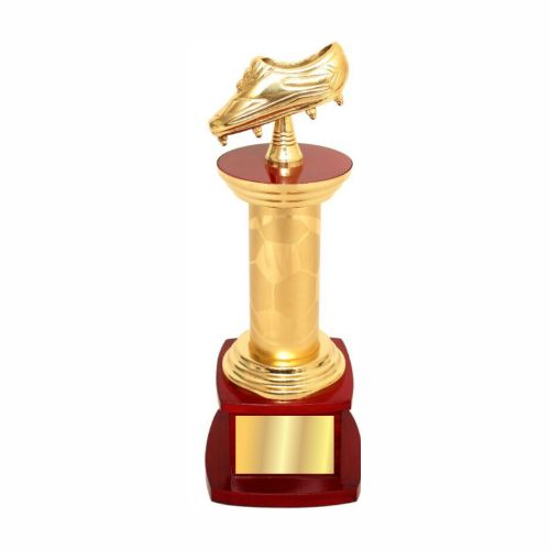 Football Golden Boot Metal Trophy 