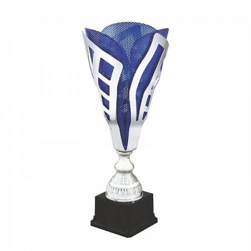 Net Cone Shape Metal Trophy 