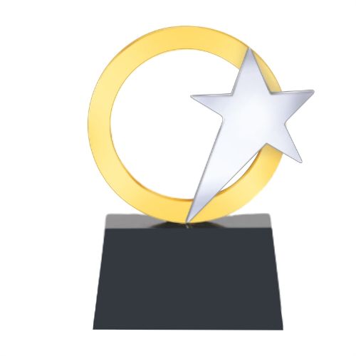 Star Ring Metal Trophy 