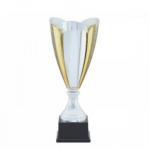Tulip Shape Gold and Silver Metal Trophy 
