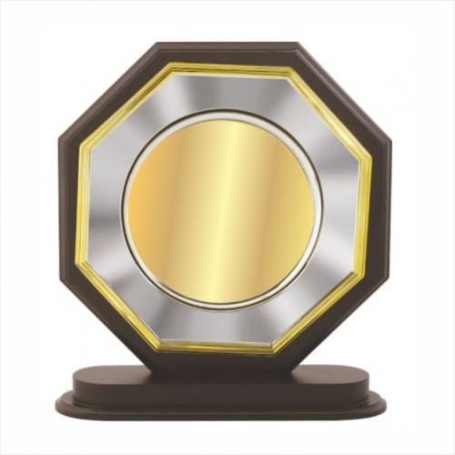 Octagon Wooden Plaque Award with Base 
