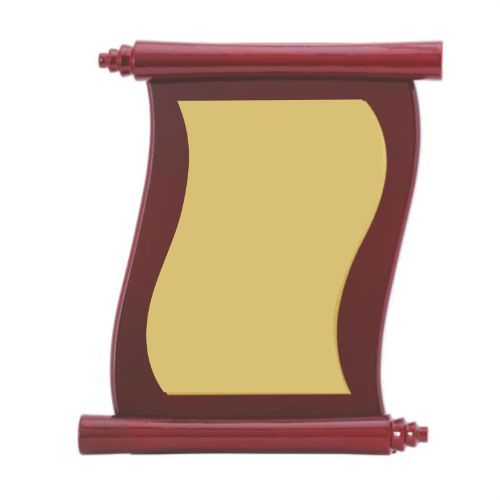 Scroll Wooden Plaque 