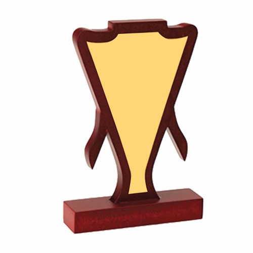 Perceptive Budget Wooden Trophy