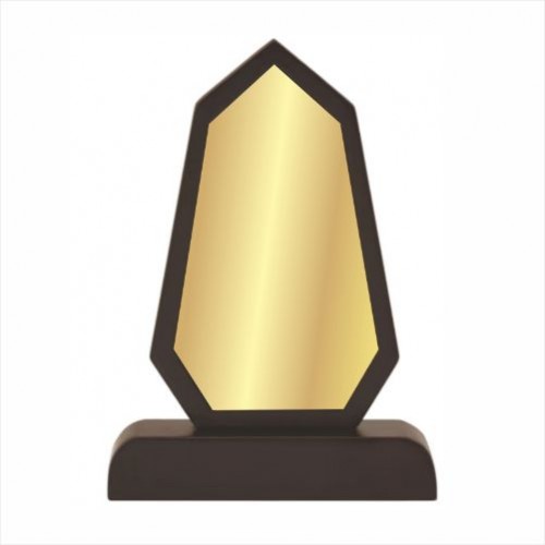 Wooden Beveled Diamond Trophy 