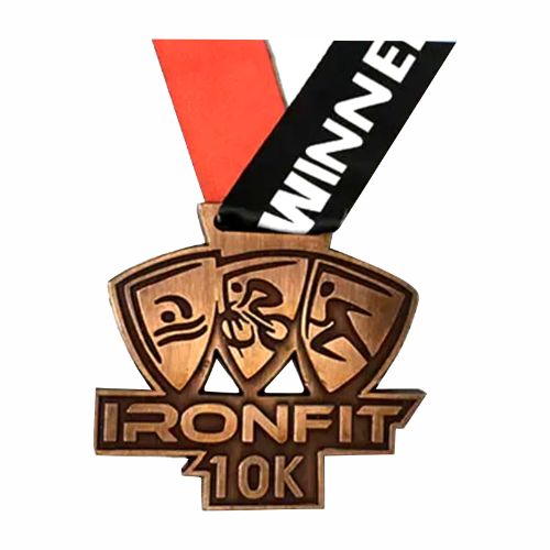 Iron Fit - 10Km Zinc Cast Sports Medal